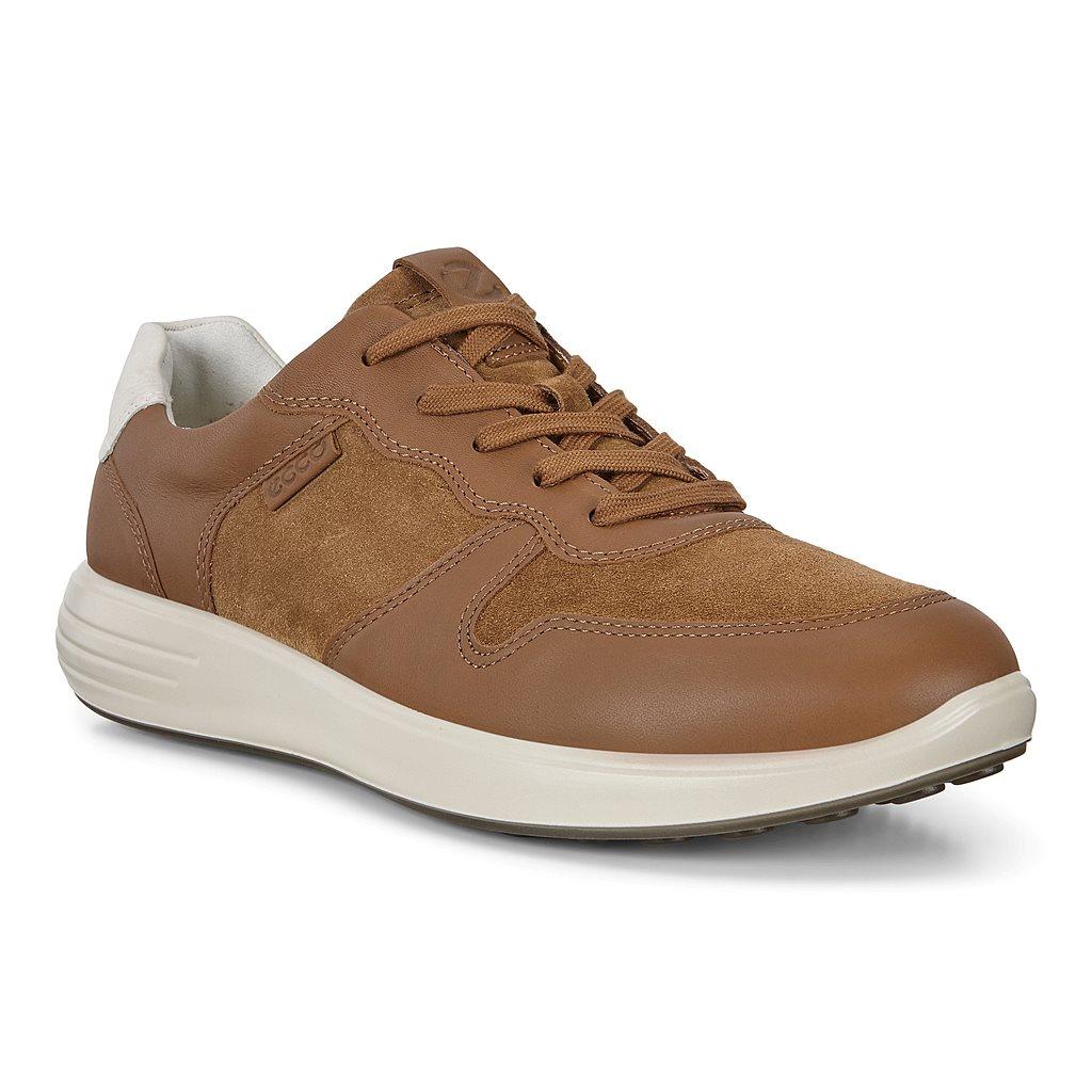 Chaussures Décontractées Ecco Soft 7 Runner Homme Marron 6423-XUDBC